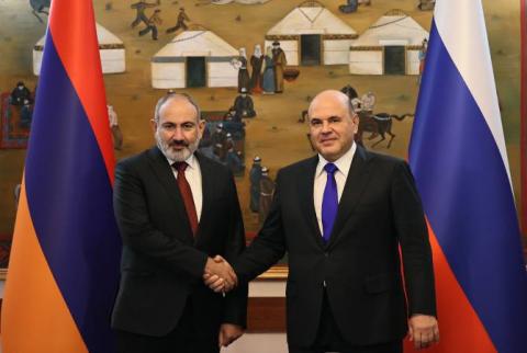 Trade turnover between Armenia, Russia increases by 42% in the first half of this year. Pashinyan, Mishustin meeting 
