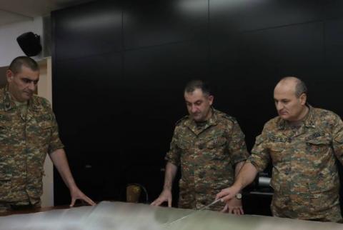 Под руководством начальника ГШ  ВС РА проведены совместные штабные учения на тему оборонительной операции