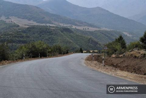Shushi-Berdzor-Goris road section connecting Artsakh with Armenia to function until August 31