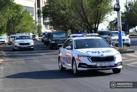 Պարեկներն օգոստոսի 22-ից 29-ը Երևանում, Շիրակում և Լոռիում հայտնաբերել են 2 540 խախտում