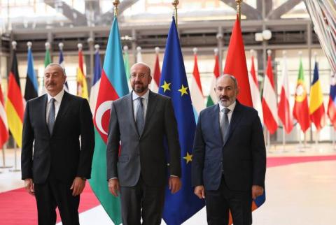 Pashinyan-Aliyev-Michel meeting kicks off in Brussels