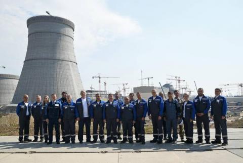 Une délégation arménienne visite le chantier de la centrale nucléaire de Kursk II