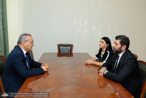 Le Président du Parlement d'Artsakh rencontre des députés d'Arménie 