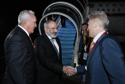 Armenian PM arrives in Russia’s Vladivostok for Eastern Economic Forum 