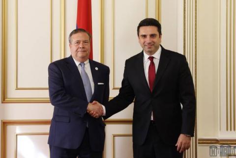 Armenian Speaker of Parliament, IRI’s Regional Director for Eurasia discuss cooperation development directions 