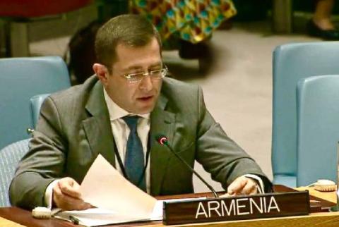 Armenia urges UNSC to demand immediate and unconditional withdrawal of Azeri forces 