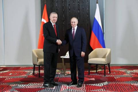 Putin-Erdogan meeting underway 