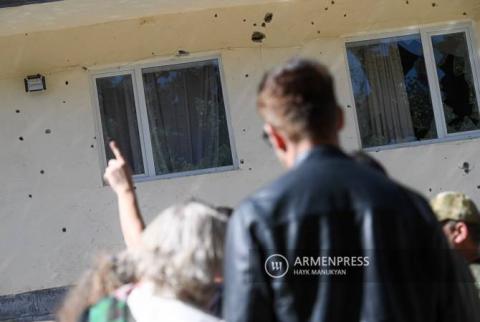 German Embassy Chargé d’Affaires “shocked” by destruction in Jermuk after Azerbaijani bombardment 