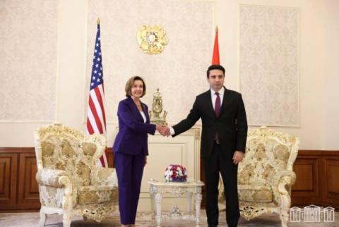 Alen Simonyan, Nancy Pelosi discuss details of further processes in UN SC in frames of security of Armenia and region 