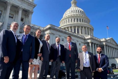 Artsakh FM meets in U.S. Congress with a group of Congressmen, Senators and representatives of legislative wing