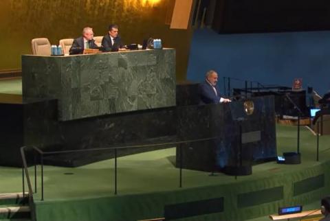 Nikol Pashinián dirigió desde el podio de la ONU una pregunta pública a Ilham Aliev