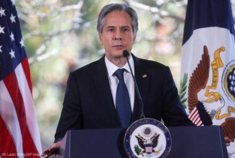 Blinken: “Seguimos pidiendo a las partes que participen en el proceso de paz”