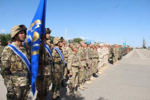 Lancement des exercices militaires de l'OTSC au Kazakhstan