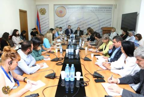 ԱՍՀ և ՏԿԵ նախարարները հանդիպել են միջազգային կազմակերպությունների ներկայացուցիչների հետ