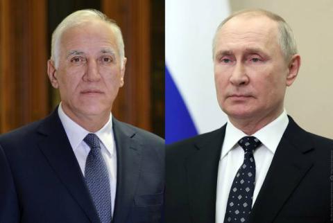 Президент Ваагн Хачатурян выразил соболезнования Владимиру Путину