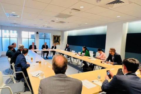 Armenia’s Security Council Secretary presents consequences of Azerbaijani aggression at meeting in Carnegie Foundation