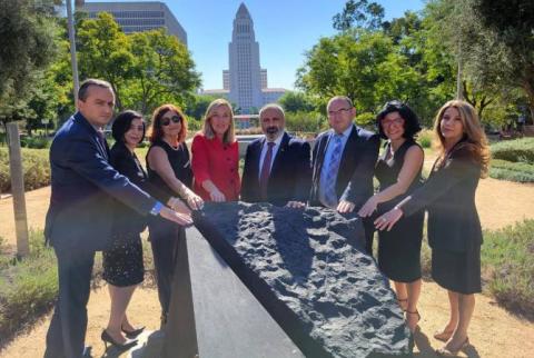 Artsakh FM meets with Los Angeles County Supervisors