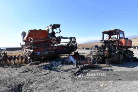 Azerbaycan'ın saldırıları nedeniyle Ermeni sakinin evi ve sermayesi ciddi hasar gördü