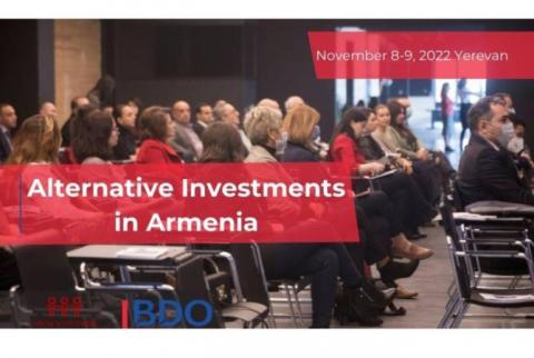 Alternative Investments in Armenia international conference to take place in Yerevan 