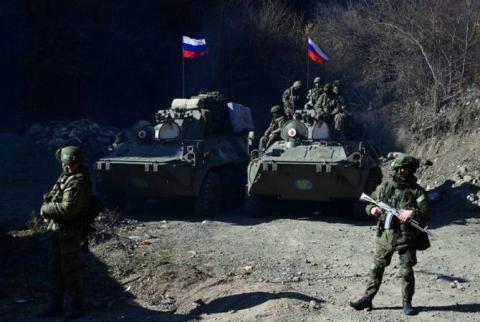 В зоне ответственности российского миротворческого контингента в Арцахе нарушений не зафиксировано: МО РФ