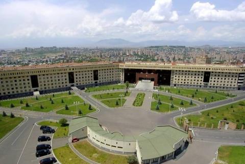Situation on the Armenian-Azerbaijani border is relatively stable. Defense Ministry