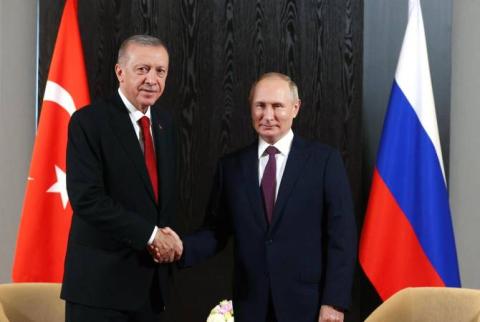 Poutine et Erdogan se rencontrent à Astana le 13 octobre