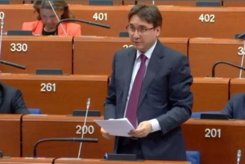 Discourse d’Armen Gevorgyan dans l’Assemblée parlementaire du Conseil de l’Europe (APCE)