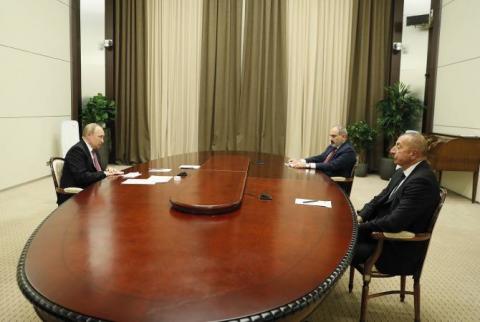 Պուտինը Հայաստանի վարչապետին և Ադրբեջանի նախագահին հրավիրել է Ռուսաստան՝ եռակողմ հանդիպման 