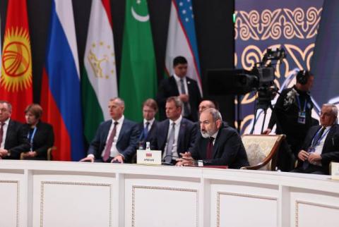 Başbakan Nikol Paşinyan, BDT liderlerinin Astana’daki toplantısında bir konuşma yaptı