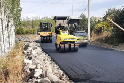 Վարդենիկում ասֆալտապատվում է 11-րդ փողոցը