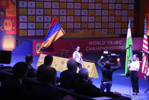 Armenian athletes win 20 medals at World Youth Junior Cadets Sambo Championship in Yerevan