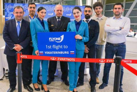FLYONE ARMENIA lanzó vuelos directos regulares de Ereván a Ekaterimburgo