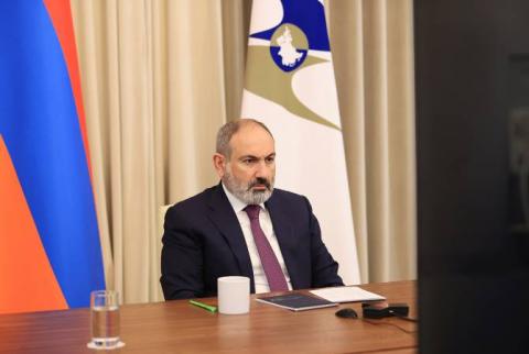 Armenian PM highlights need to eliminate obstacles in internal market of EEU 