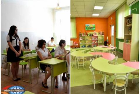 Armenian government to open 337 new schools and 521 new kindergartens by 2026