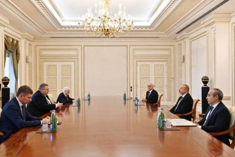ՌԴ փոխվարչապետ Ալեքսեյ Օվերչուկն Ադրբեջանում հանդիպել է Իլհամ Ալիևին