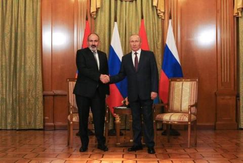 Մեզ համար ընդունելի են այն մոտեցումները, որոնք առաջարկվում են ռուսական նախագծով. Փաշինյանը՝ Պուտինի հետ հանդիպմանը 