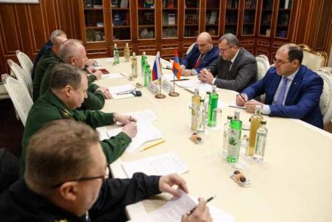 Armenia, Russia discuss course of bilateral defense cooperation  