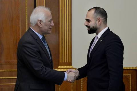 Armenian President receives Swedish Member of Parliament