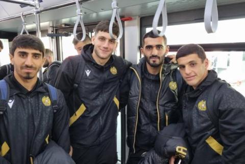 Armenian national football team departs for Kosovo
