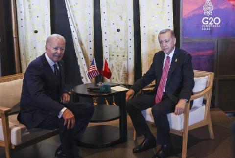 Erdoğan Biden ile bir araya geldi