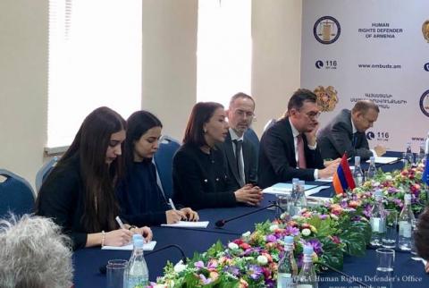 Armenian Ombudswoman hosts special envoys of EU and EU member states on Eastern Partnership 