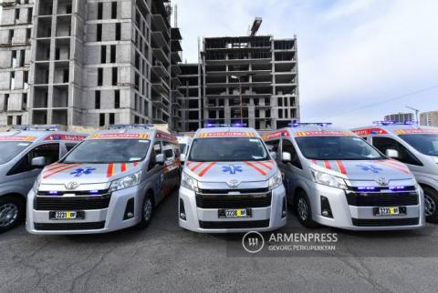 PM Pashinyan inspects ambulances donated by Japanese government 