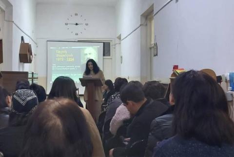 Գեղարքունիքի մարզային գրադարանում տեղի ունեցավ  Արշակ Չոպանյանի ծննդյան 150 ամյակին նվիրված միջոցառում