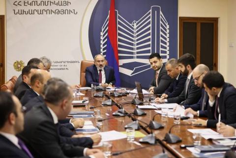 Performance report 2022 of the Ministry of Economy presented to PM Pashinyan 