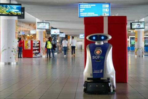 BTA. Robotic Cleaning Assistant SOFie Begins Work at Sofia Airport