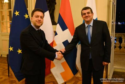 Provence-Alpes-Côte d'Azur regional council head, Artsakh president sign joint declaration condemning Azeri aggression