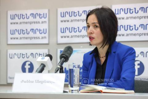 Жанна Андреасян освобождена от должности замминистра образования, науки, культуры и спорта Армении