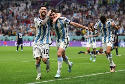 Мундиаль-2022: Аргентина в шестой раз в истории вышла в финал чемпионатов мира