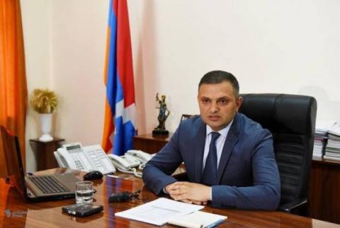 Nagorno Karabakh President dismisses caretaker Justice Minister 