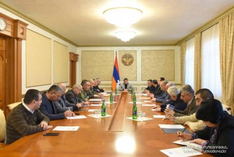 Nagorno Karabakh President chairs Security Council meeting 